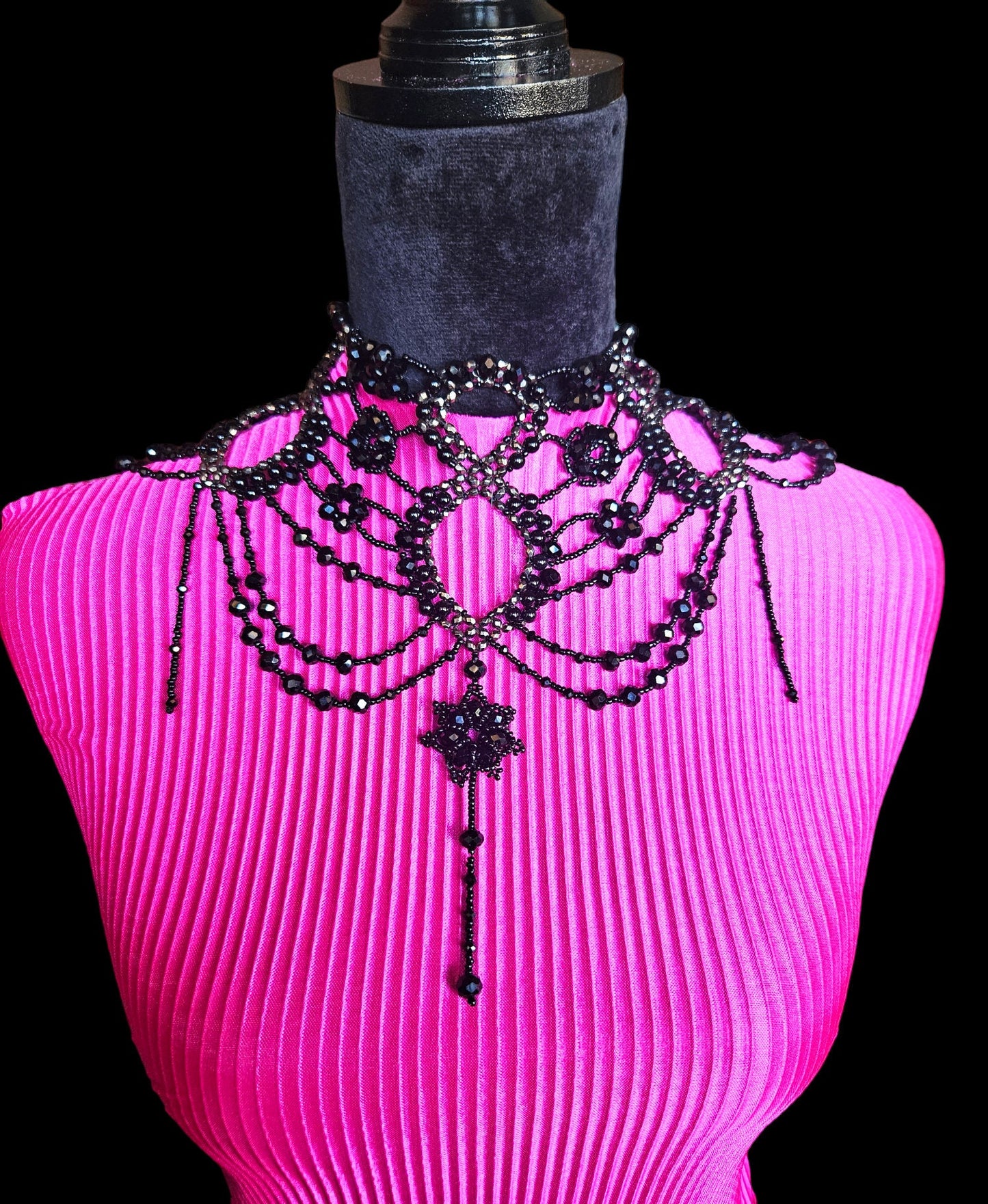 Victorian style beaded necklace